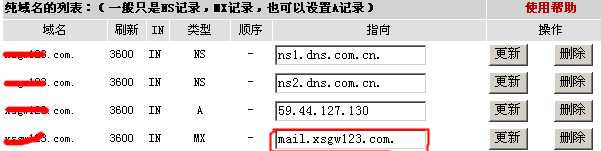 新网互联绑定域名解析图解方法